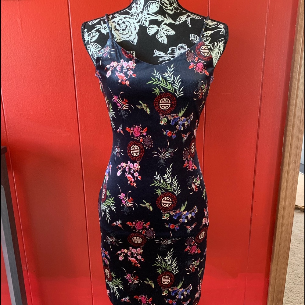 Ladies velvet dress